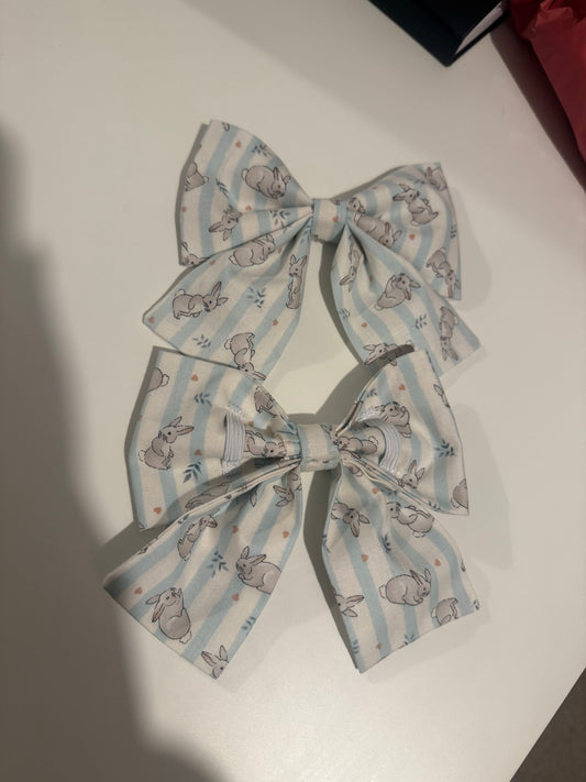 Blue Bunny Bow
